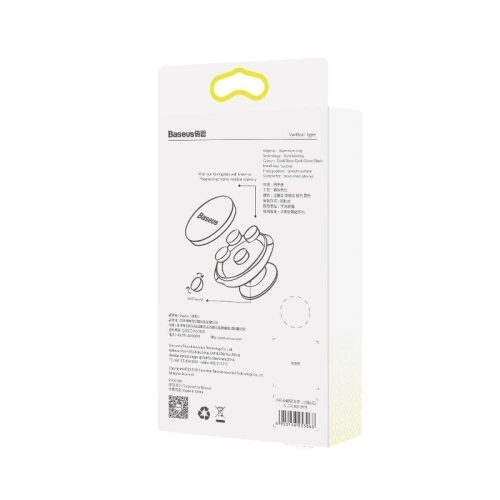 Kup Magnetischer Auto Handyhalter für das Armaturenbrett Baseus - silberfarben - BSU412SLV - {ean13} - Sklep Home Screen