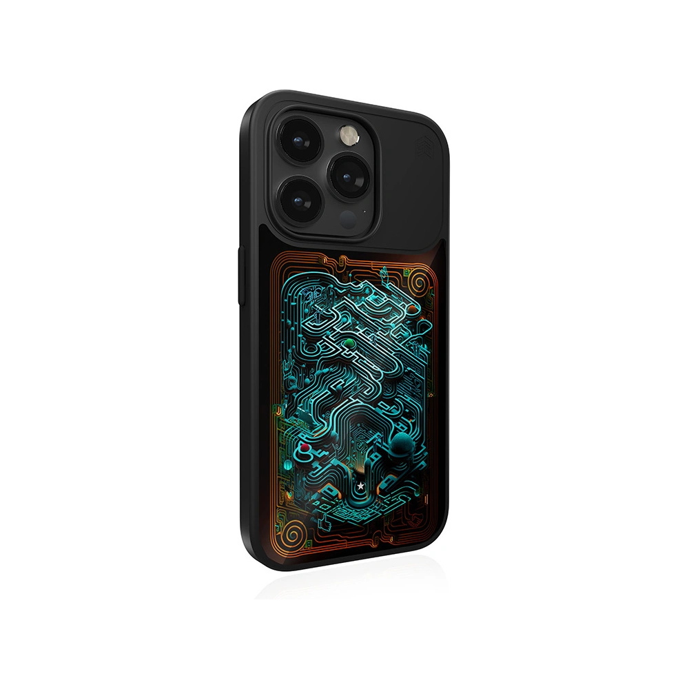 Etui STM Reveal Warm MagSafe Apple iPhone 15 (Black Realm)