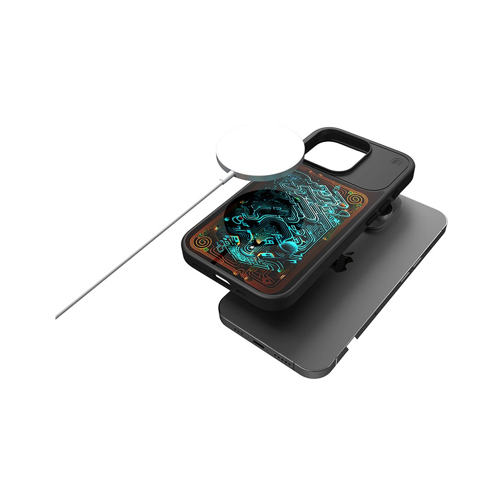 Etui STM Reveal Warm MagSafe Apple iPhone 15 Pro (Black Realm)