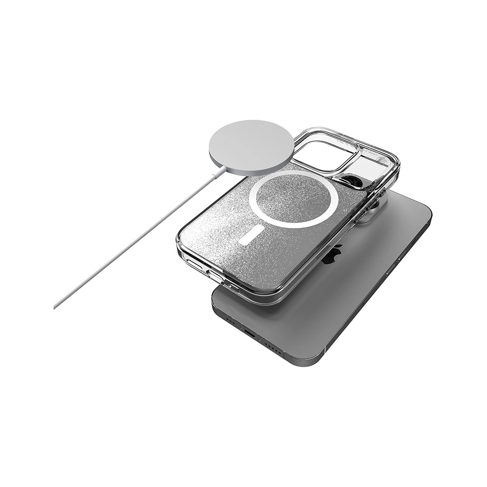 Etui STM Relax Sand MagSafe Apple iPhone 15 (Clear / White)