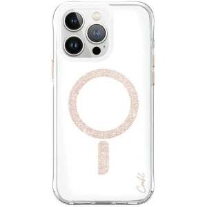 Etui UNIQ Coehl Glace Apple iPhone 15 Pro Magnetic Charging różowo-złoty/rose gold