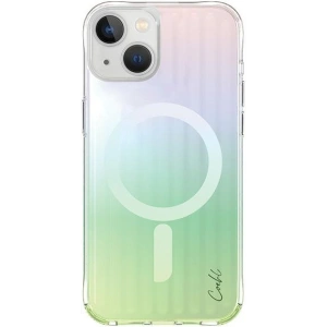 Etui UNIQ Coehl Linear Apple iPhone 15 Magnetic Charging opal/iridescent