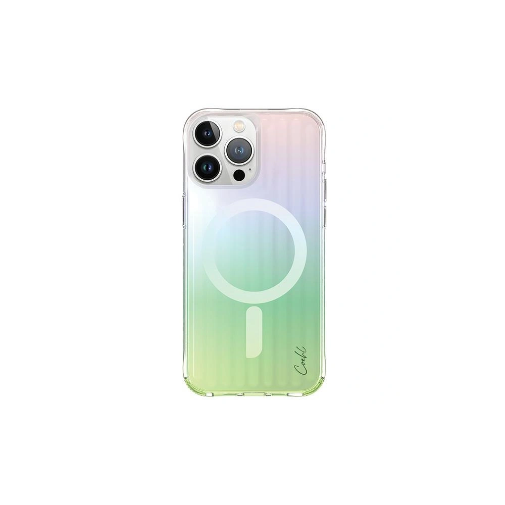 Etui UNIQ Coehl Linear Apple iPhone 15 Pro Max Magnetic Charging opal/iridescent