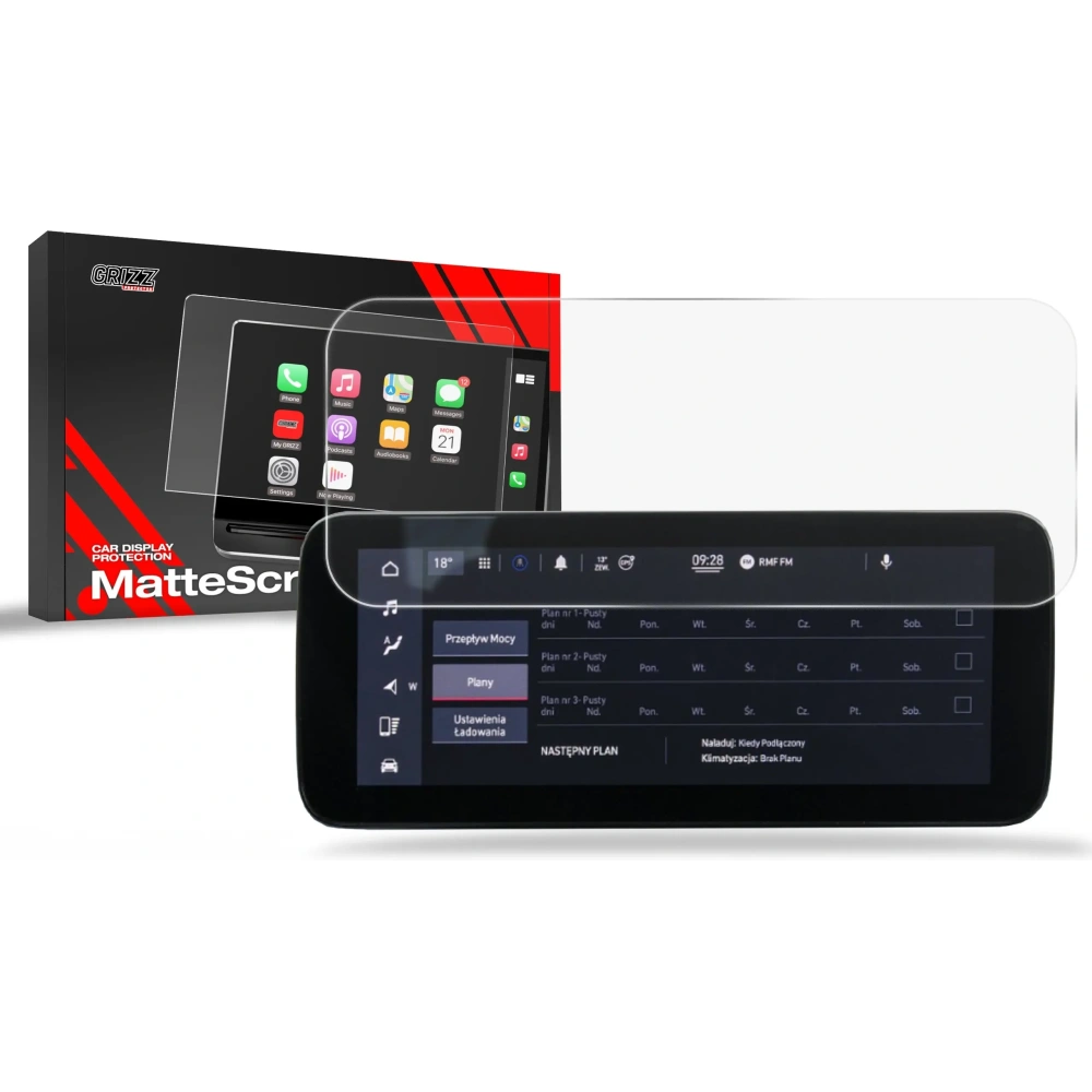 Folia matowa GrizzGlass CarDisplay Protection do Fiat Tipo 10,25" (2020-2025)