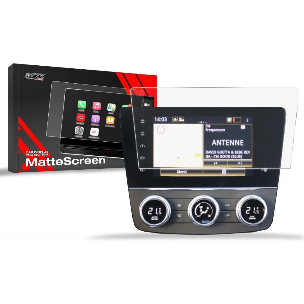 Folia matowa GrizzGlass CarDisplay Protection do Renault Kadjar 7" (2019-2022)