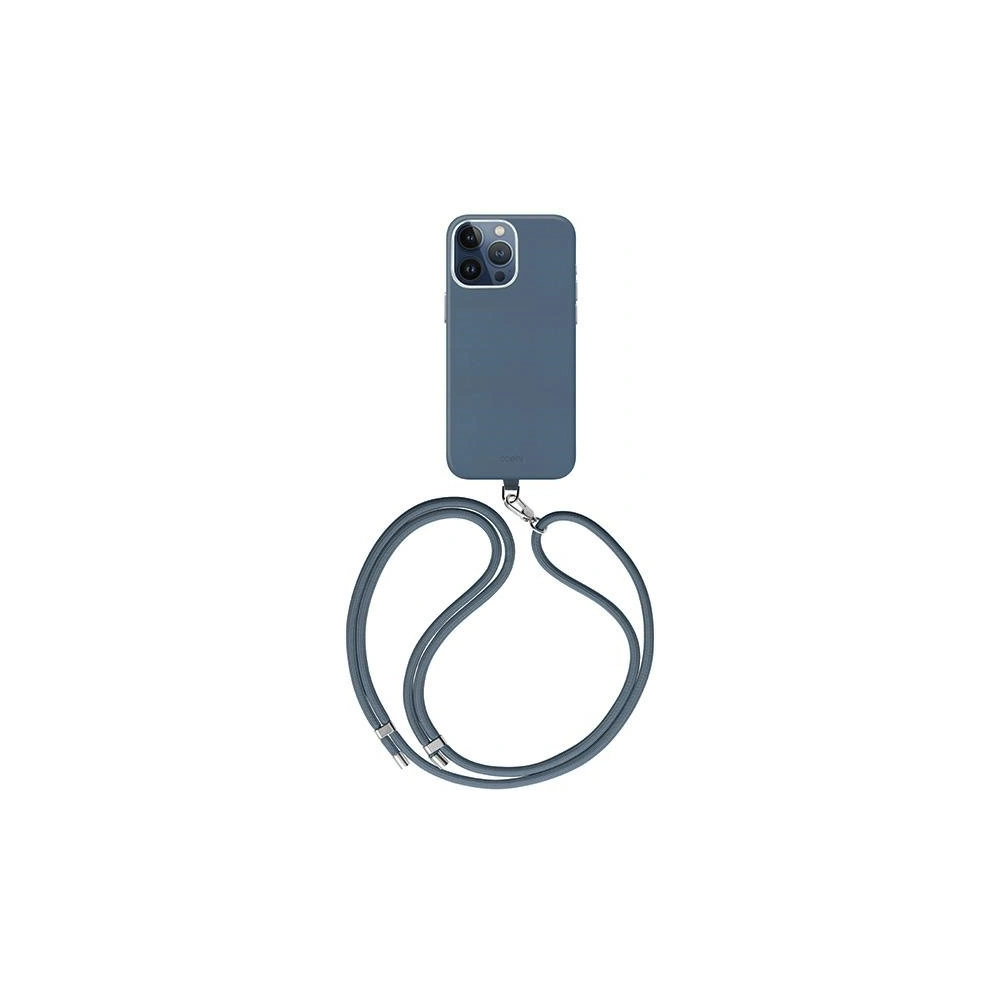 Etui UNIQ Coehl Muse iPhone 15 Pro Magnetic Charging niebieski/sapphire blue