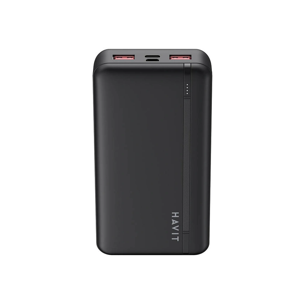 Powerbank HAVIT PB92 20000 mAh, 2x USB-A, 1x USB-C, PD (czarny)