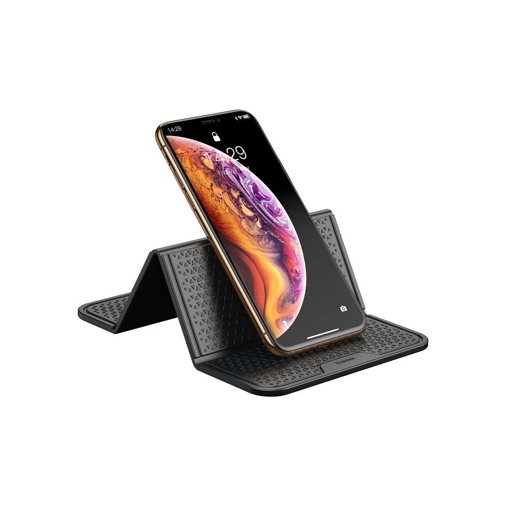 Składana podkładka żelowa Baseus uchwyt gel pad (czarny)