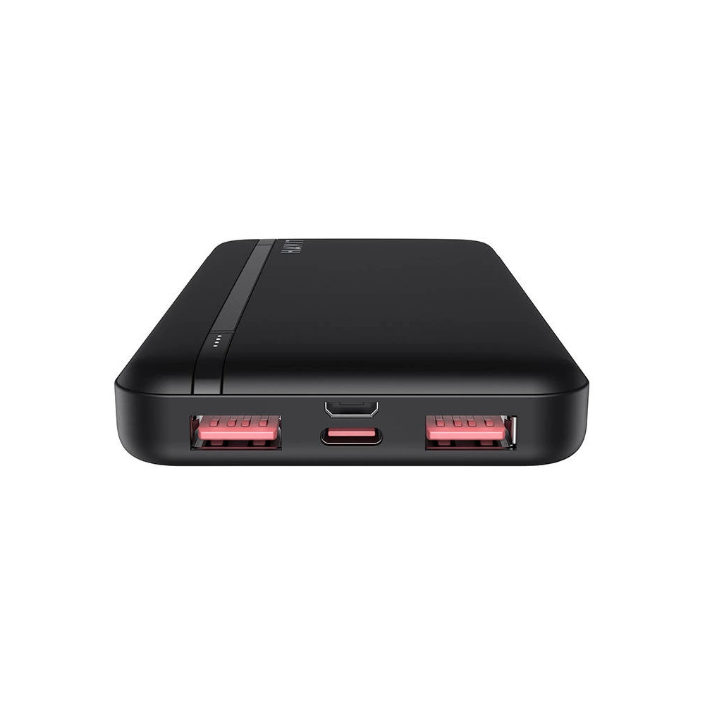 Powerbank HAVIT PB90 10000 mAh, 2x USB-A, 1x USB-C, PD (czarny)