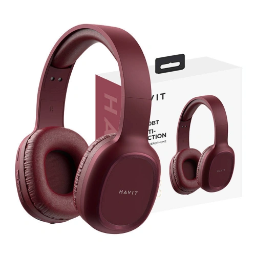 Buy Havit H2590BT PRO Bluetooth 5.1 Wireless Headphones (red) - HVT225 - {ean13} - Home Screen Store Europe