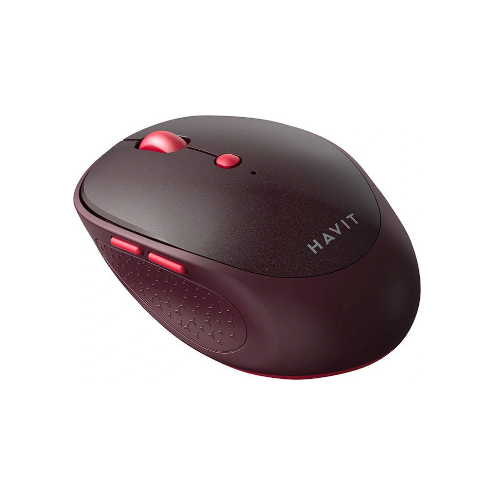 Bezprzewodowa mysz Havit MS76GT Plus 1600 DPI plug&play 2.4 GHz (czerwona)