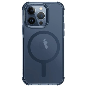Etui UNIQ Combat iPhone 15 Pro MagClick Charging niebieski/smoke blue