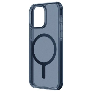 Etui UNIQ Combat iPhone 15 Pro MagClick Charging niebieski/smoke blue
