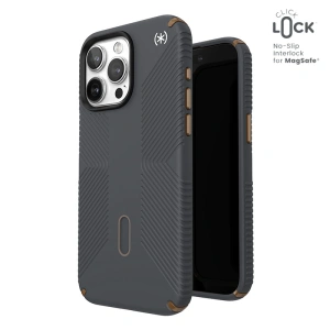 Buy Speck Presidio2 Grip ClickLock & MagSafe Apple iPhone 15 Pro Max (Charcoal Grey/Cool Bronze) - SPK558 - {ean13} - Home Screen Store Europe