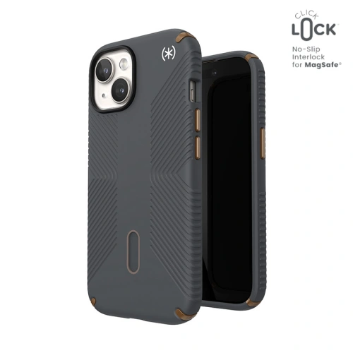 Kup Etui Speck Presidio2 Grip ClickLock & MagSafe Apple iPhone 15 (Charcoal Grey/Cool Bronze) - SPK559 - {ean13} - Sklep Home Screen