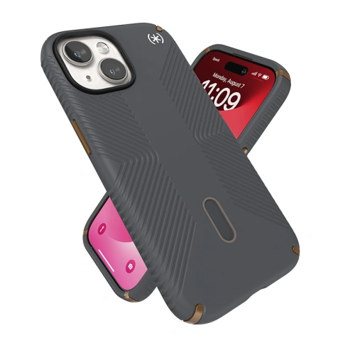 Kup Etui Speck Presidio2 Grip ClickLock & MagSafe Apple iPhone 15 (Charcoal Grey/Cool Bronze) - SPK559 - {ean13} - Sklep Home Screen