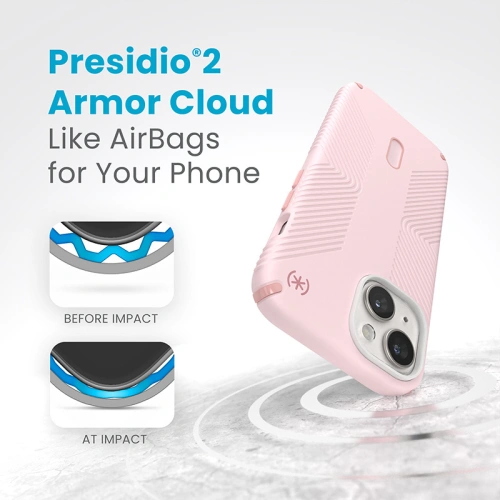 Kup Case Speck Presidio2 Grip ClickLock & MagSafe für Apple iPhone 15 (Nimbus Pink/Dahlia Pink) - SPK561 - {ean13} - Sklep Home Screen