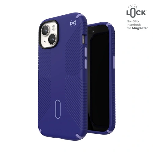 Kup Speck Apple Carcasă Presidio2 Grip ClickLock & MagSafe iPhone 15 (Future Blue/Purple Ink) - SPK562 - {ean13} - Sklep Home Screen