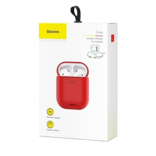 Buy BaseusApple AirPods Qi Charging Case Red - BSU420RED - {ean13} - Home Screen Store Europe
