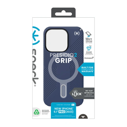 Kup Etui Speck Presidio2 Grip ClickLock & MagSafe Apple iPhone 15 Pro (Coastal Blue/Dust Grey) - SPK566 - {ean13} - Sklep Home Screen