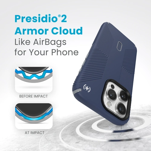 Kup Etui Speck Presidio2 Grip ClickLock & MagSafe Apple iPhone 15 Pro Max (Coastal Blue/Dust Grey) - SPK567 - {ean13} - Sklep Home Screen