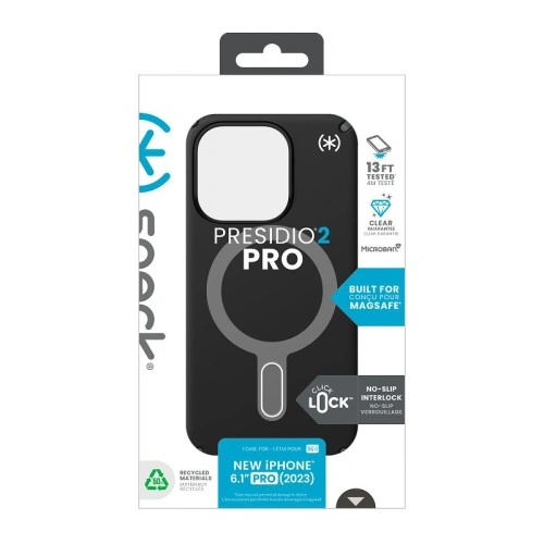 Kup Etui Speck Presidio2 Pro ClickLock & MagSafe Apple iPhone 15 Pro (Black/Slate Grey/White) - SPK568 - {ean13} - Sklep Home Screen