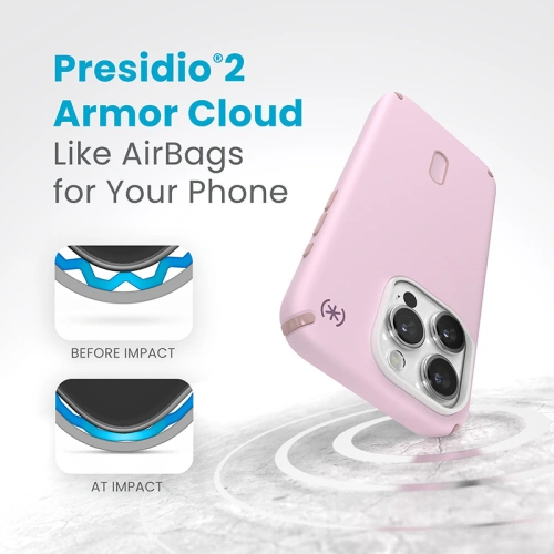 Kup Etui Speck Presidio2 Pro ClickLock & MagSafe Apple iPhone 15 Pro (Soft Lilac/Carnation Petal) - SPK569 - {ean13} - Sklep Home Screen