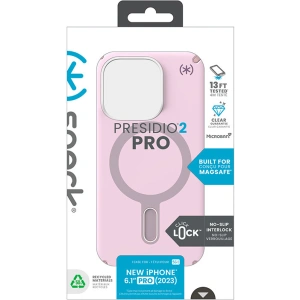 Etui Speck Presidio2 Pro ClickLock & MagSafe Apple iPhone 15 Pro (Soft Lilac/Carnation Petal)