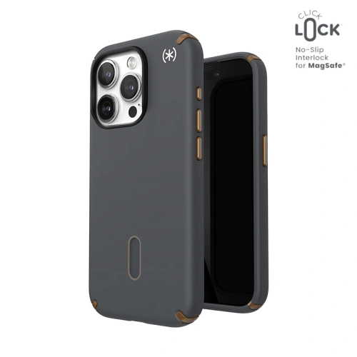 Buy Speck Presidio2 Pro ClickLock & MagSafe Apple iPhone 15 Pro (Charcoal Grey/Cool Bronze) - SPK571 - {ean13} - Home Screen Store Europe
