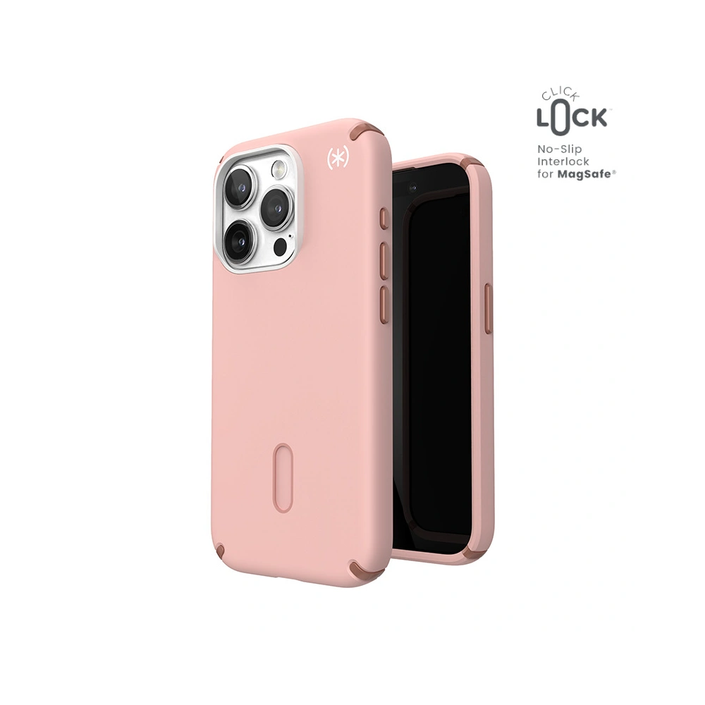 Etui Speck Presidio2 Pro ClickLock & MagSafe Apple iPhone 15 Pro (Dahlia Pink/Rose Copper)