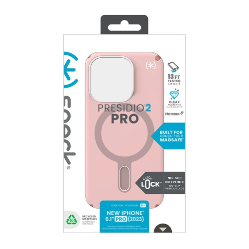 Kup Etui Speck Presidio2 Pro ClickLock & MagSafe Apple iPhone 15 Pro (Dahlia Pink/Rose Copper) - SPK572 - {ean13} - Sklep Home Screen