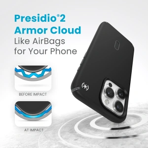 Buy Speck Presidio2 Pro ClickLock & MagSafe Apple iPhone 15 Pro Max (Black/Slate Grey/White) - SPK574 - {ean13} - Home Screen Store Europe