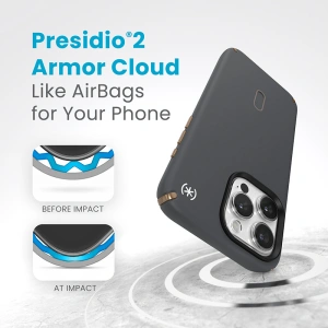 Buy Speck Presidio2 Pro ClickLock & MagSafe Apple iPhone 15 Pro Max (Charcoal Grey/Cool Bronze) - SPK575 - {ean13} - Home Screen Store Europe