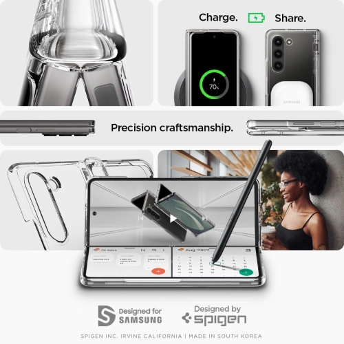 Kup Spigen Samsung Carcasă Thin Fit Pro Galaxy Z Fold5 Crystal Clear - SPN3099 - {ean13} - Sklep Home Screen