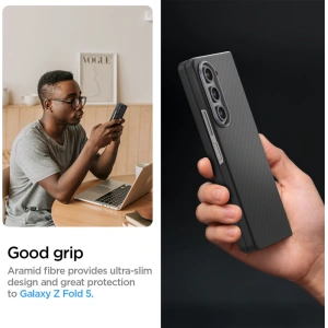 Kup Etui Spigen Airskin Pro Samsung Galaxy Z Fold 5 Fekete - SPN3102 - {ean13} - Sklep Home Screen