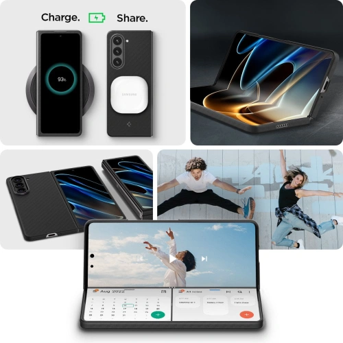 Kup Case Spigen Airskin Pro Samsung Galaxy Z Fold 5 Schwarz - SPN3102 - {ean13} - Sklep Home Screen