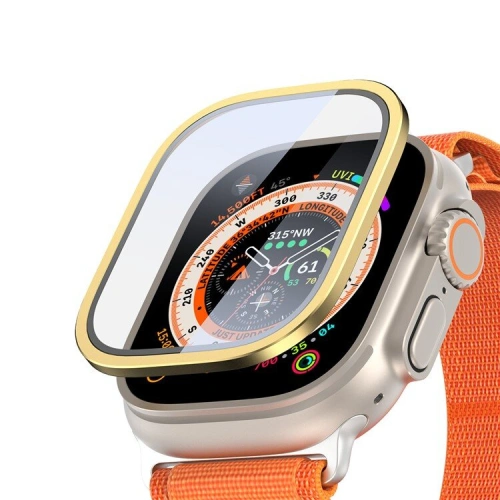 Kup Gehärtetes Glas Dux Ducis Flas mit Aluminiumrahmen Apple Watch Ultra 49mm gold - DDS1831 - {ean13} - Sklep Home Screen