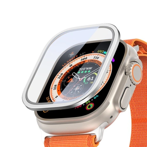 Kup Szkło hartowane Dux Ducis Flas z ramką aluminiową Apple Watch Ultra 49mm srebrne - DDS1832 - {ean13} - Sklep Home Screen