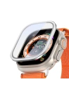 Tvrzené sklo Dux Ducis Flas s hliníkovým rámečkem Apple Watch Ultra 49mm stříbrné
