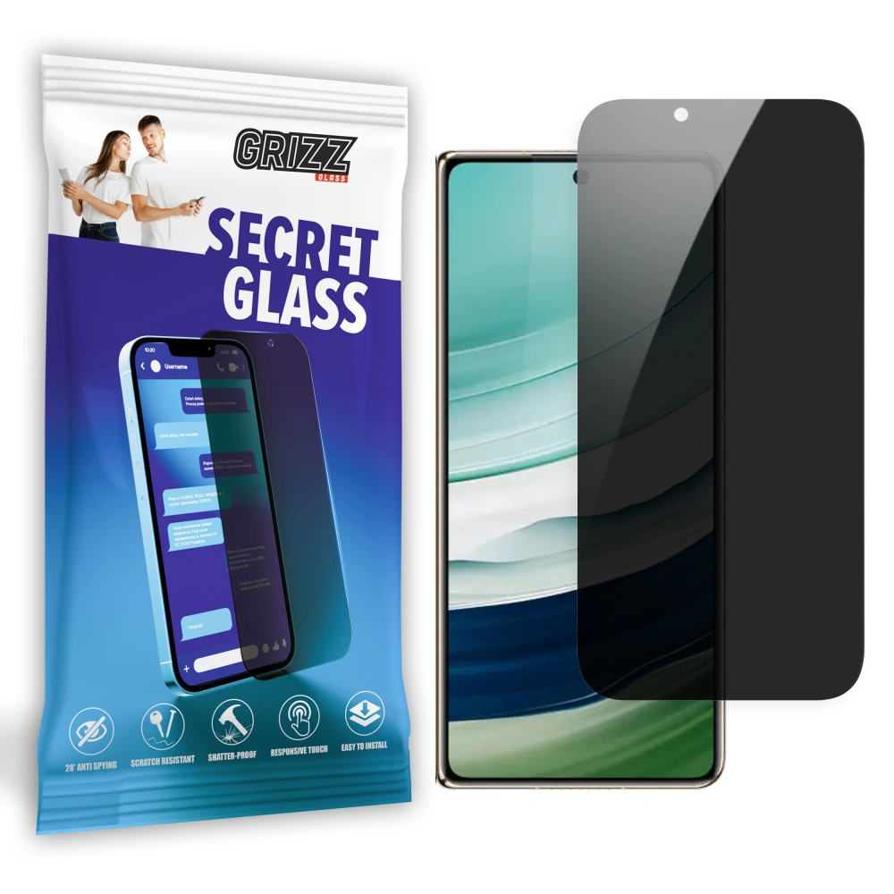 Matowe szkło prywatyzujące GrizzGlass SecretGlass do Huawei Mate X5