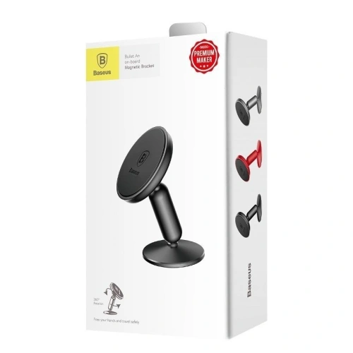 Kup Magneticul suport auto Baseus Bullet (negru) - BSU424BLK - {ean13} - Sklep Home Screen