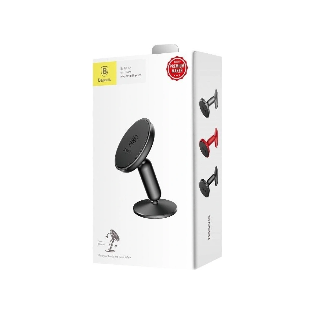 Magnetyczny uchwyt samochodowy Baseus Bullet (czarny)