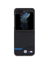 Kup BMW Samsung Husă BMHCZF522NBCK Galaxy Z Flip5 Leather Carbon negru/negru - BMW510 - {ean13} - Sklep Home Screen