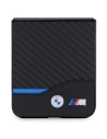 Kup BMW Samsung Husă BMHCZF522NBCK Galaxy Z Flip5 Leather Carbon negru/negru - BMW510 - {ean13} - Sklep Home Screen