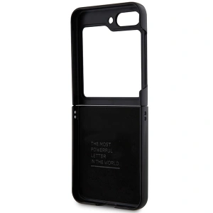 Kup BMW Samsung Husă BMHCZF522NBCK Galaxy Z Flip5 Leather Carbon negru/negru - BMW510 - {ean13} - Sklep Home Screen