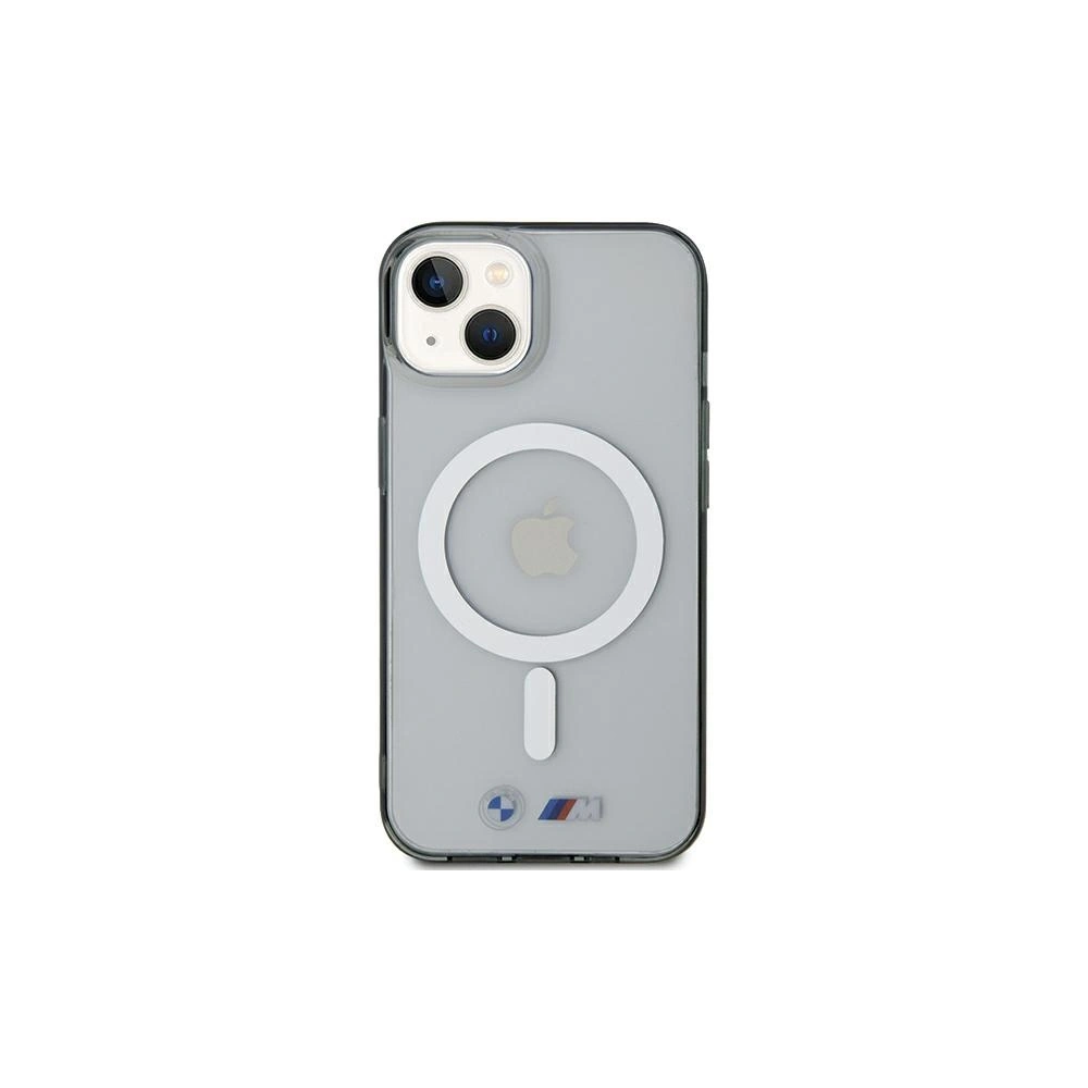 Etui BMW BMHMP15SHCRS Apple iPhone 15 hardcase Silver Ring MagSafe przezroczysty/transparent
