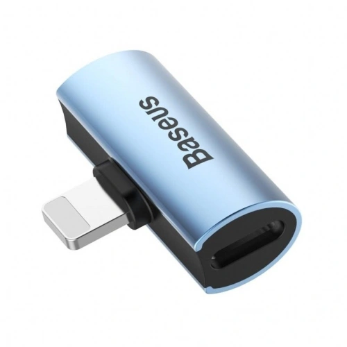 Buy Baseus iP Male to Dual iP Female Adapter L46 Blue - BSU426BLU - {ean13} - Home Screen Store Europe