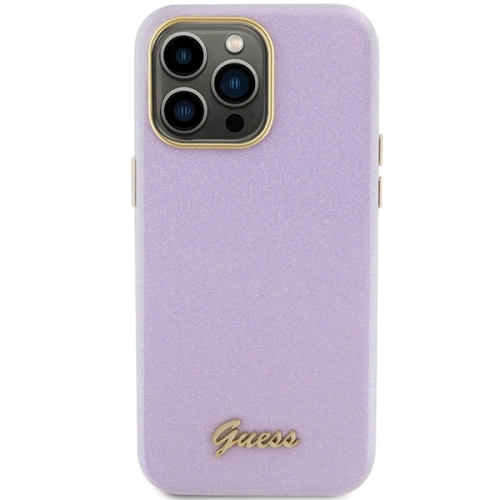 Kup Etui Guess GUHCP15LPGMCSL Apple iPhone 15 Pro hardcase Glitter Glossy Script fialový/lilac - GUE2958 - {ean13} - Sklep Home Screen