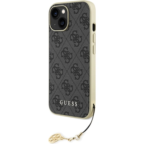 Kup Etui Guess GUHCP15SGF4GGR Apple iPhone 15 hardcase 4G Charms Collection szary/grey - GUE2959 - {ean13} - Sklep Home Screen