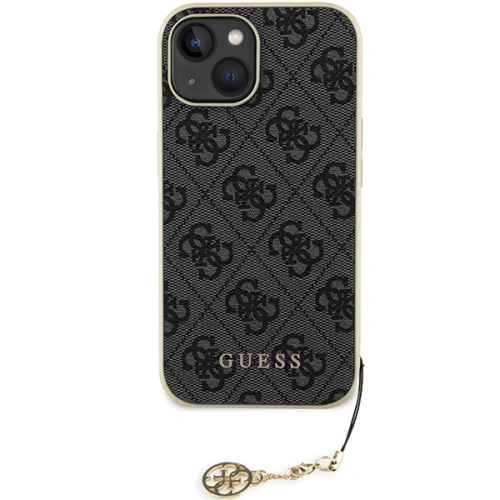 Kup Etui Guess GUHCP15SGF4GGR Apple iPhone 15 hardcase 4G Charms Collection szary/grey - GUE2959 - {ean13} - Sklep Home Screen